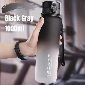 1000 ml/ 33.8 oz Sport Water Bottle BPA-Free Leakproof